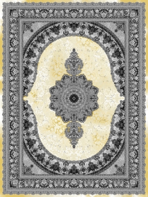 فرش 700 شانه وینتیج طلاکوب کد 5384 فردین